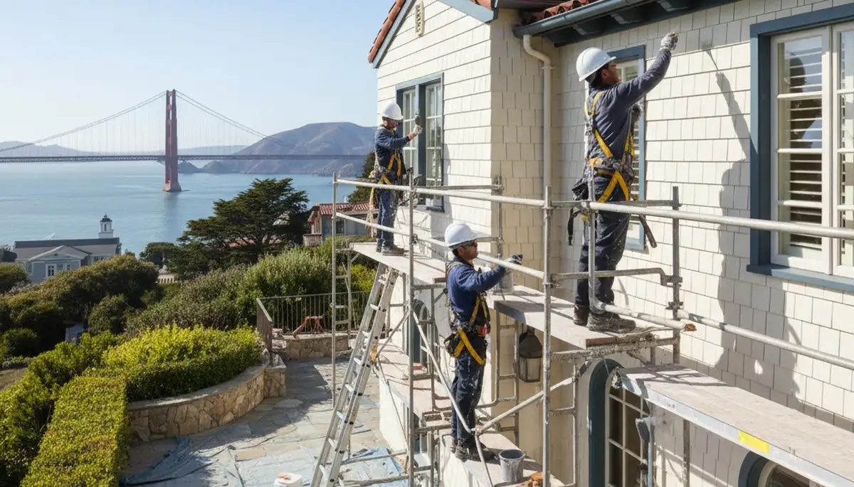 San Francisco, CA painting contractor providing professional interior and exterior painting services
