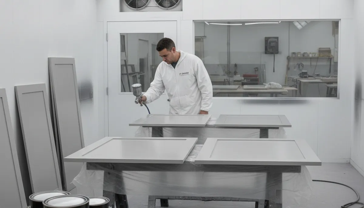 Cabinet painting service in San Francisco, CA for durable, moisture-resistant kitchen finishes