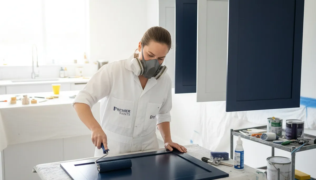 Cabinet painting in San Francisco, CA for durable kitchen finishes in coastal conditions