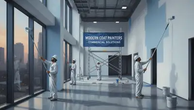 San Francisco commercial painting crew applying durable coatings to a business exterior