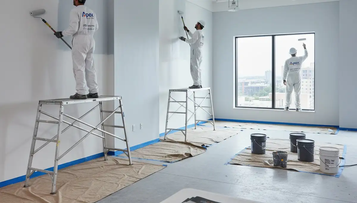 San Francisco commercial painters applying durable exterior coatings to protect coastal buildings