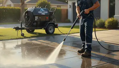 Concrete pressure cleaning in San Francisco, CA for driveways, patios, and walkways
