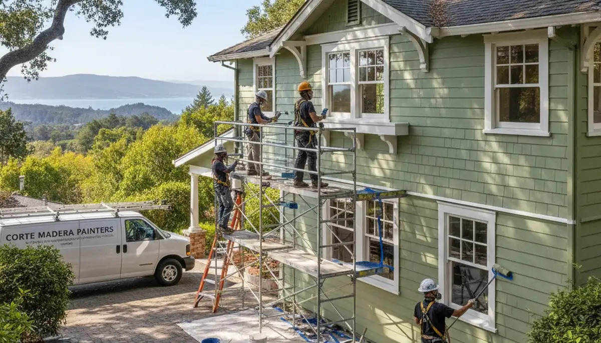 San Francisco, CA painting contractor crew serving homes and businesses with professional interior painting