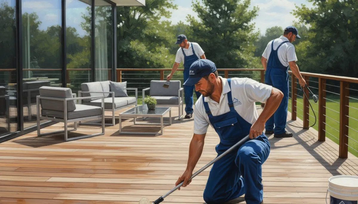 Professional deck sealing service in San Francisco, CA for weather protection and wood preservation