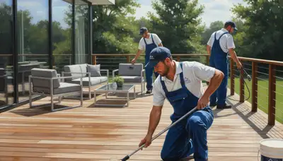 Professional deck sealing service in San Francisco, CA for weather protection and wood preservation
