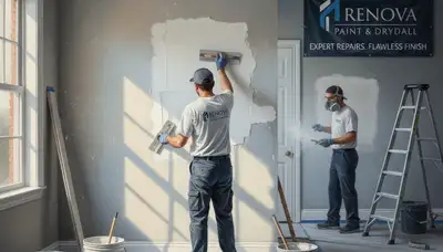 Drywall repair in San Francisco, CA by San Francisco Paint Pros for cracks, holes, and water damage