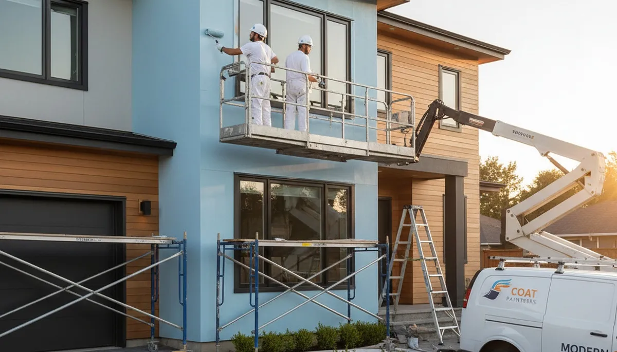 San Francisco exterior house painting by professional painters using weather-resistant coatings