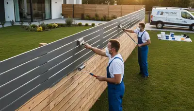 Fence painting service in San Francisco, CA, protecting wood from fog and salt air