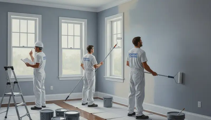 San Francisco, CA interior house painting service by professional painters in a home interior