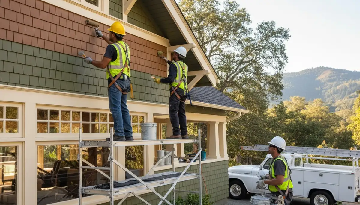 Painting contractor in San Francisco, CA providing professional interior and exterior painting services