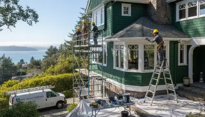Painting contractor in San Francisco, CA serving homes with professional interior and exterior painting