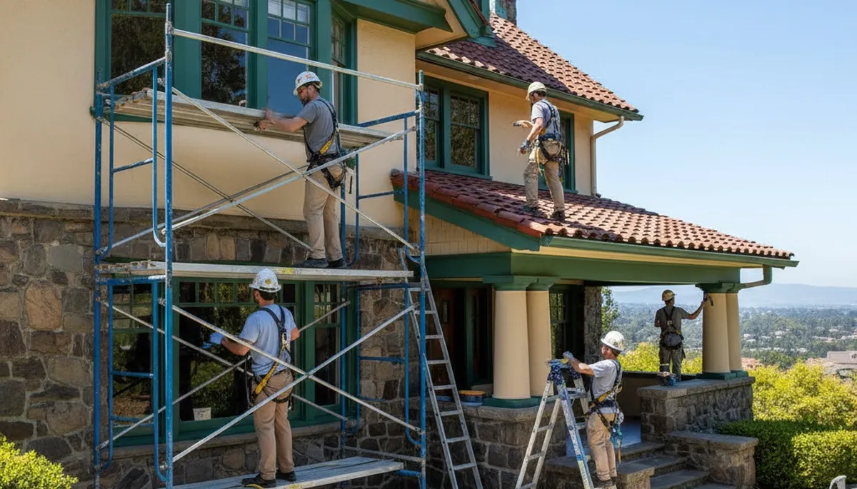 Painting contractor in San Francisco, CA providing professional interior and exterior painting services