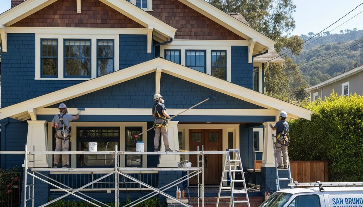 San Francisco, CA painting contractor providing professional interior and exterior house painting services
