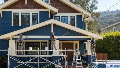 San Francisco, CA painting contractor providing professional interior and exterior house painting services