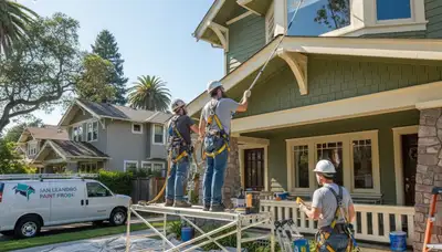 Painting contractor in San Francisco, CA providing professional interior and exterior painting services