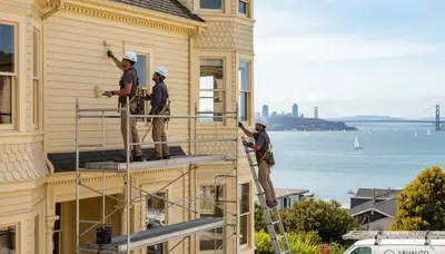 San Francisco, CA painting contractor providing professional interior and exterior house painting services